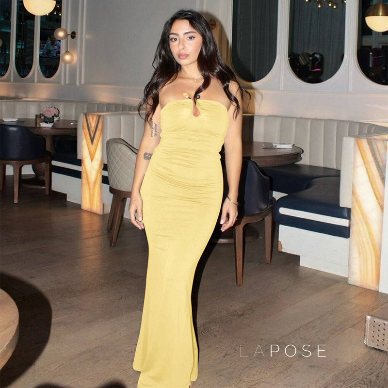 Sadee Backless Bodycon Maxi Dress [P3IRD2T6]