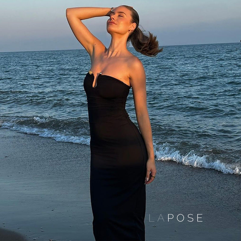 Sadee Backless Bodycon Maxi Dress [8M7N9YR8]