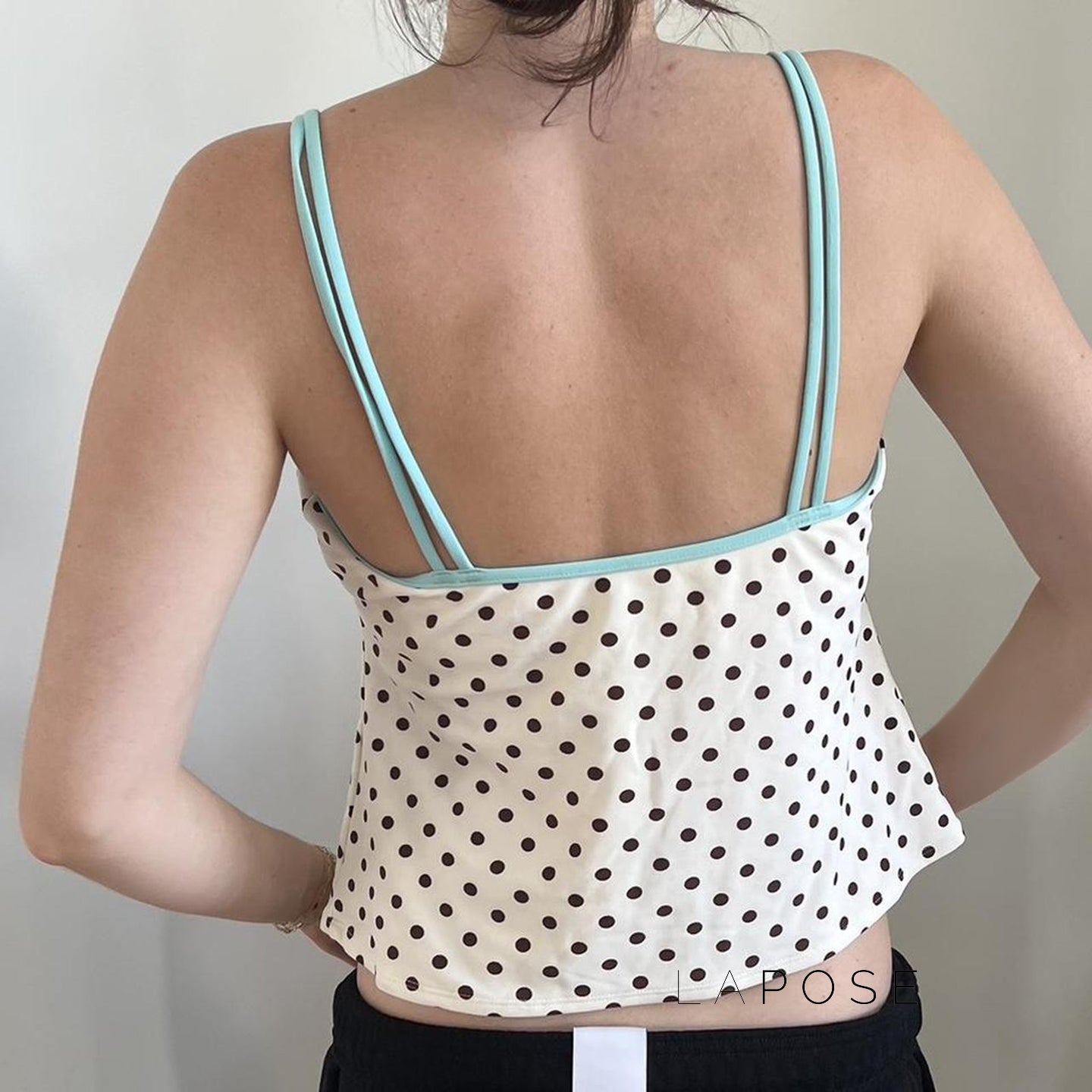 Salma Polka Dot Cami Top [Y499IMM5]