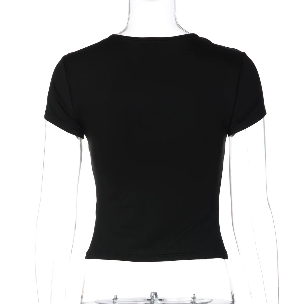 Samaira Lace Cut-Out Short Sleeve Top