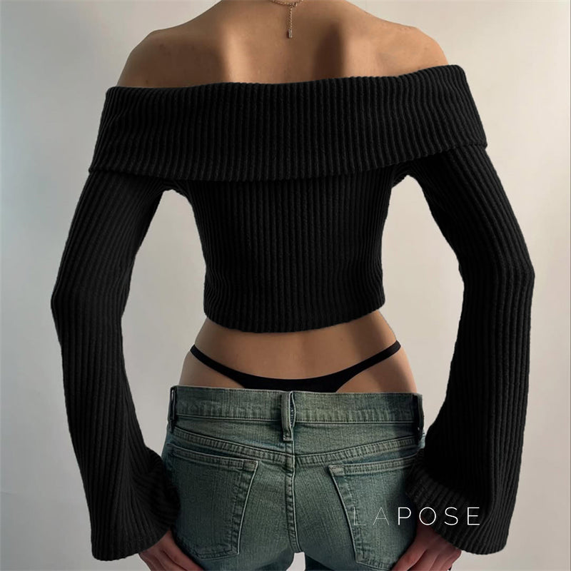 Samaria Ribbed Off Shoulder Top [WWVYSNOT]