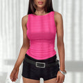 Samaria Textured Knit Crop Top
