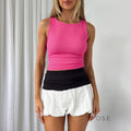 Samaria Textured Knit Crop Top