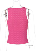Samaria Textured Knit Crop Top