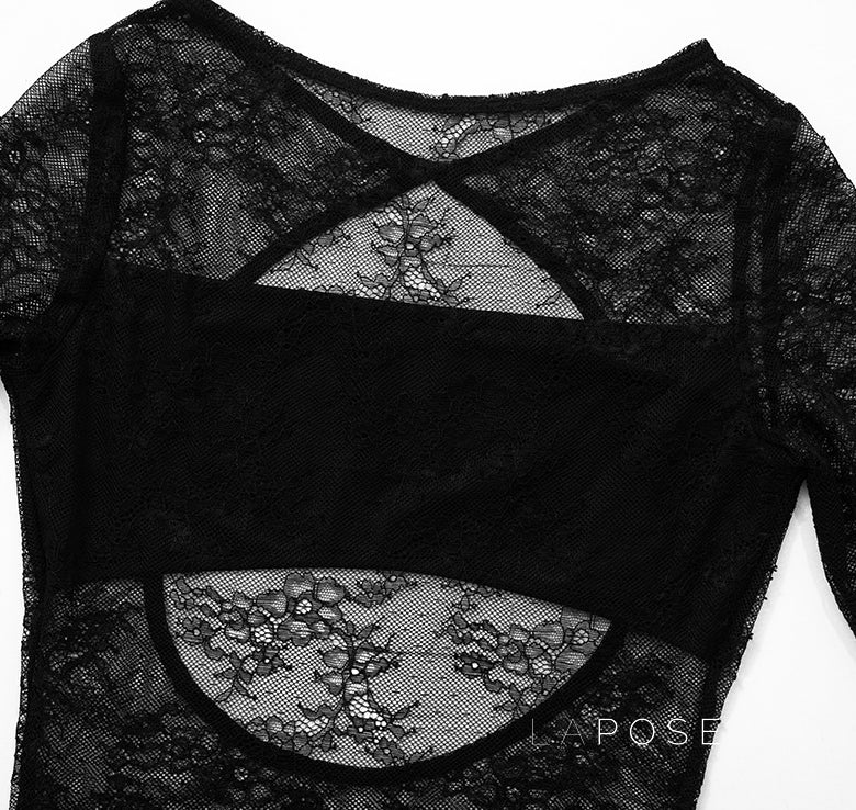 Samayah Lace Bodycon Mini Dress [JAVQQ6R4]