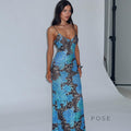 Samirah Floral Maxi Dress [II892PMK]