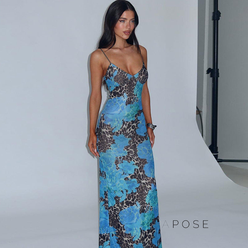 Samirah Floral Maxi Dress [II892PMK]