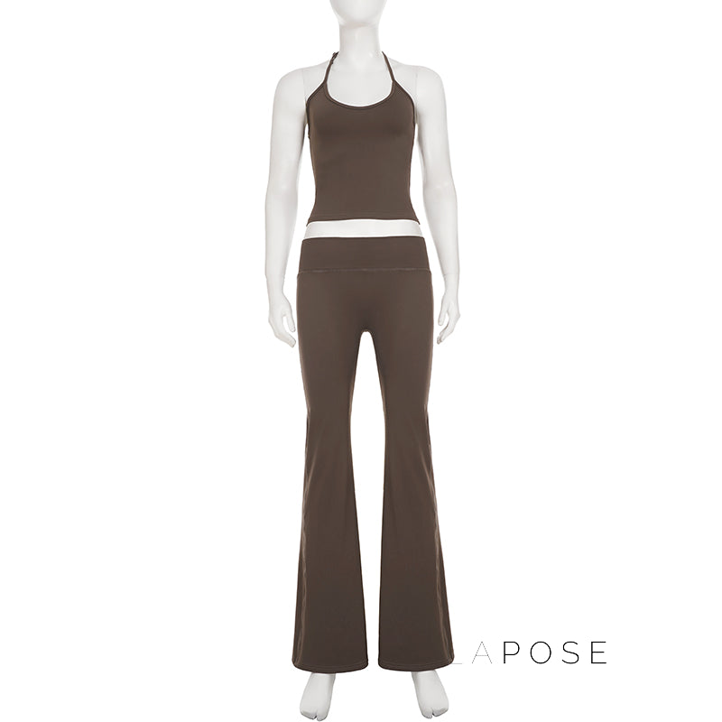 Samyra Halter Backless Pant Set [L3KWXA8X]