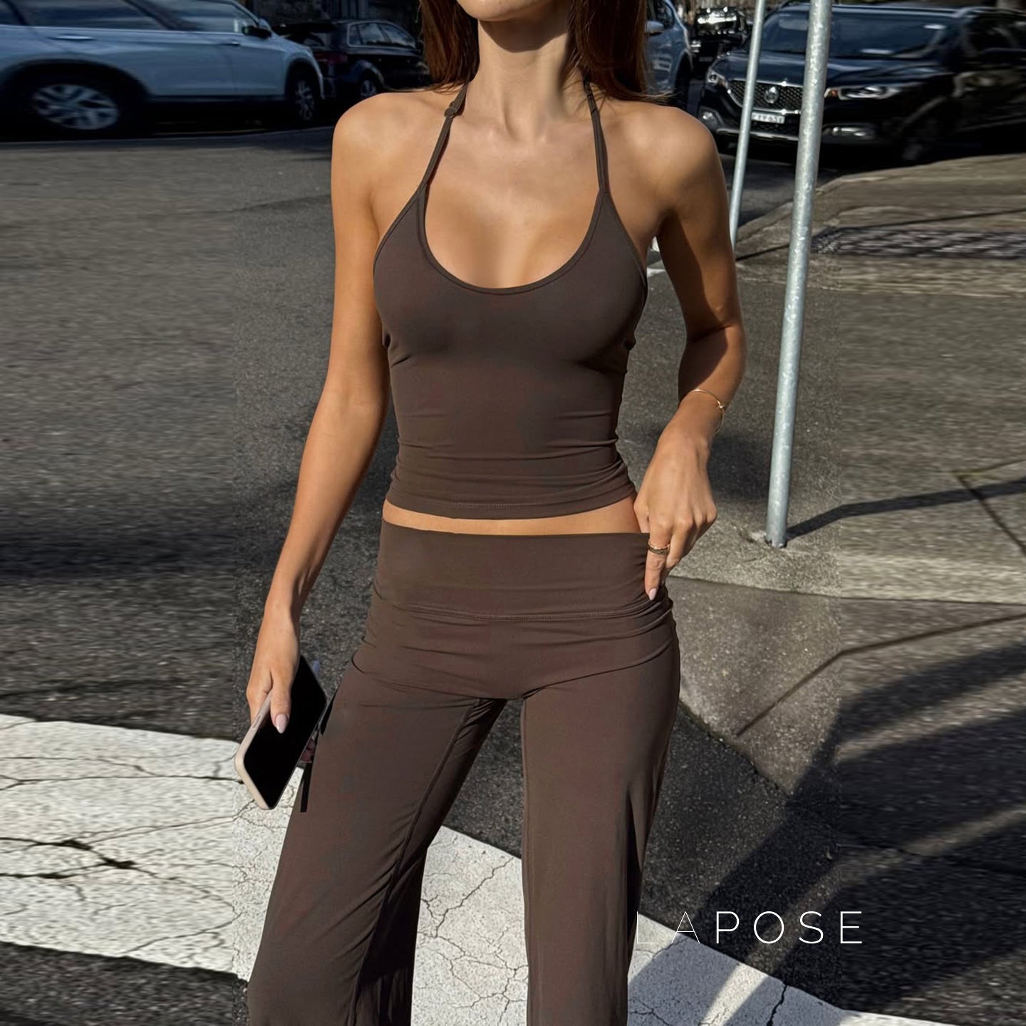 Samyra Halter Backless Pant Set [MJORUW4I]