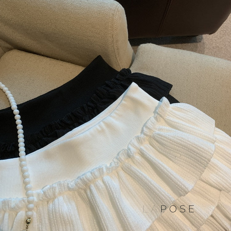 Sania A-Line Tiered Mini Skirt [BJN81P7W]