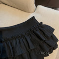 Sania A-Line Tiered Mini Skirt [E25QFMKY]