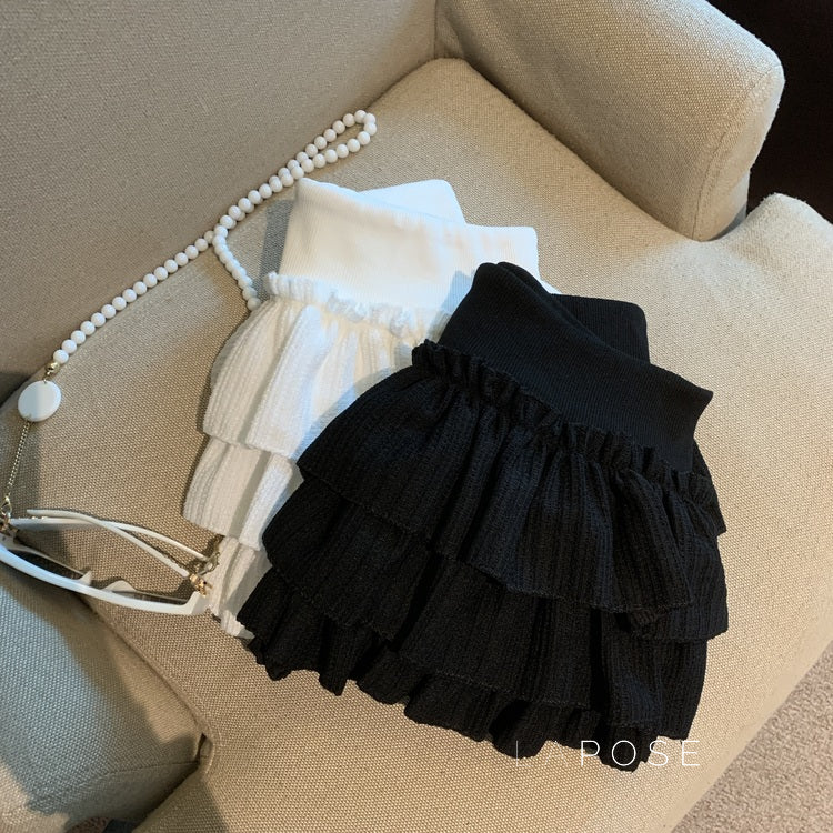 Sania A-Line Tiered Mini Skirt [N8TCC1FX]