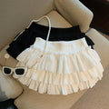 Sania A-Line Tiered Mini Skirt [KC6OWQZ9]