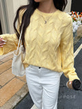 Sariya Solid Knit Crewneck Sweater [SSF517FP]