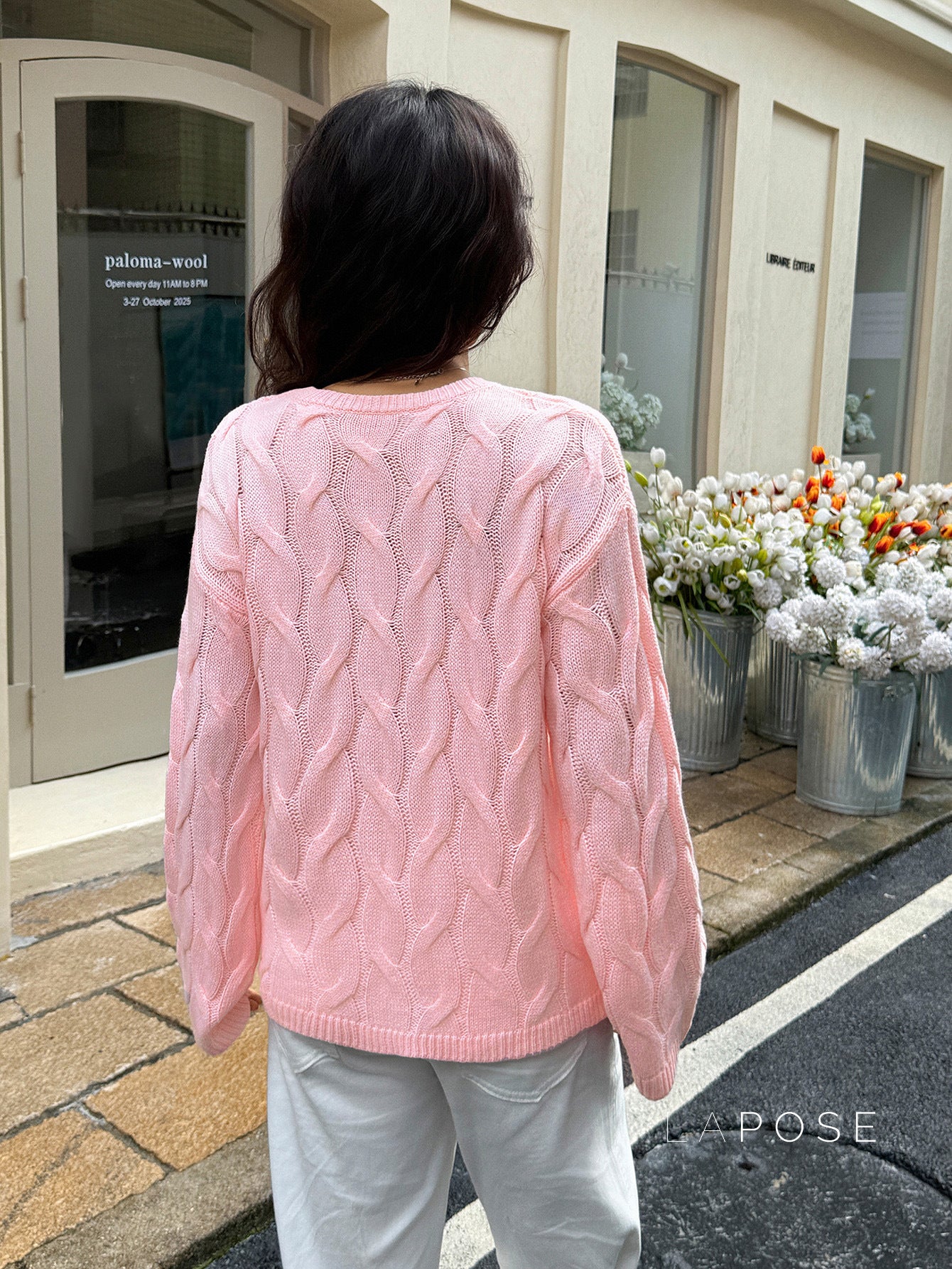 Sariya Solid Knit Crewneck Sweater [08QQMMEG]