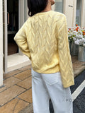 Sariya Solid Knit Crewneck Sweater [DWFWDLQY]