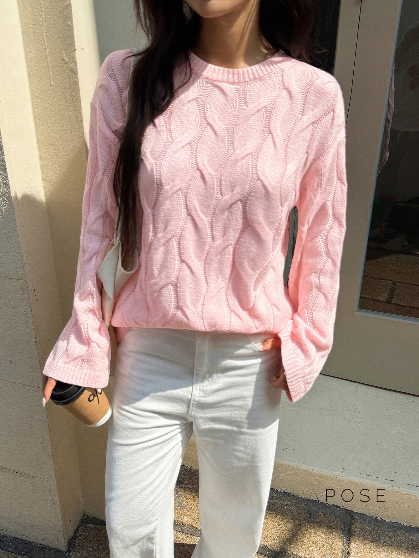 Sariya Solid Knit Crewneck Sweater [NG62VMJ8]