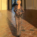 Sariyah Sheer Lace Maxi Dress [W4ABMP6W]