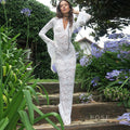 Sariyah Sheer Lace Maxi Dress [2HOW18SG]