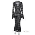 Sariyah Sheer Lace Maxi Dress [7RBILXGH]