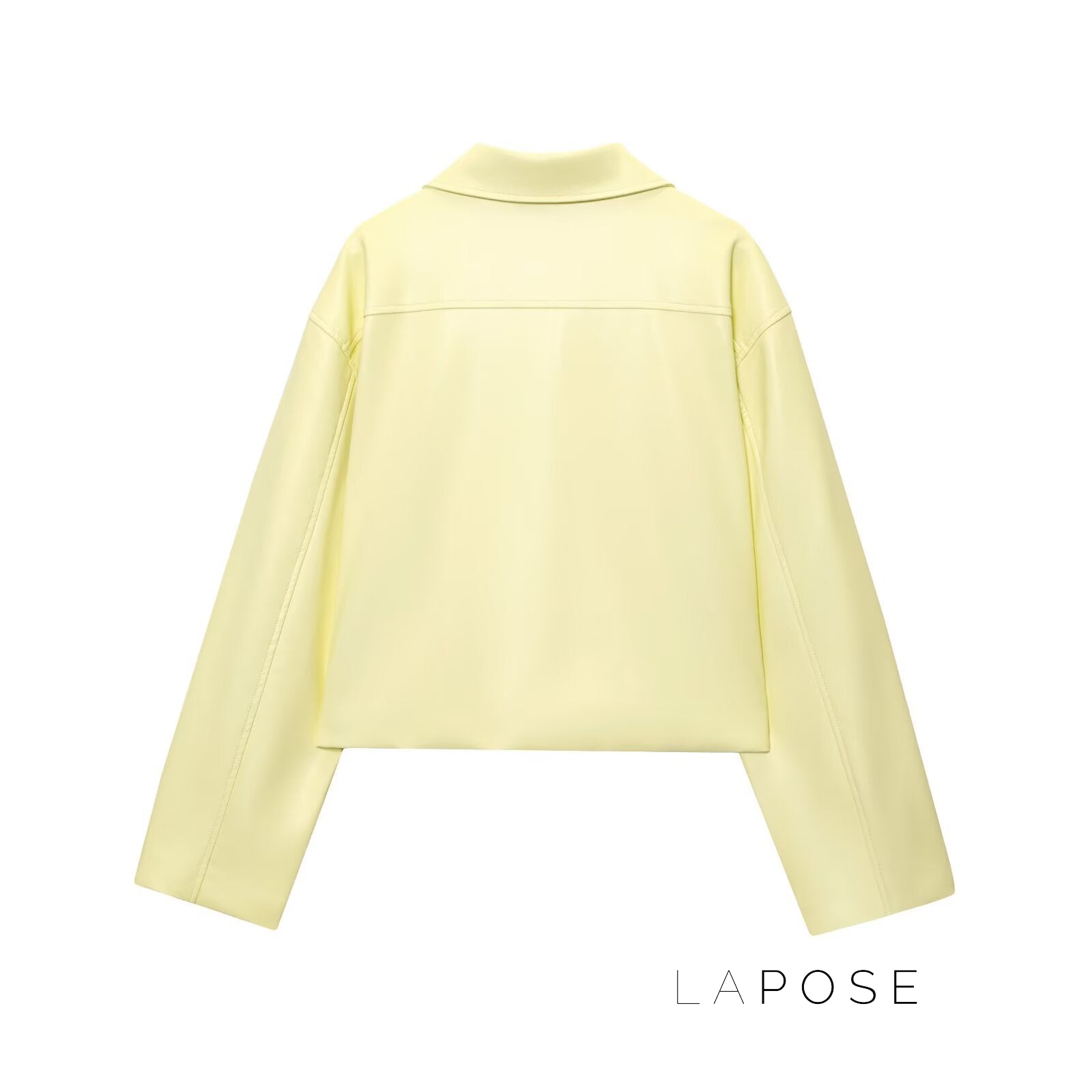 Saylor Faux Leather Zipper Jacket [9RO2PZUH]