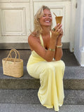 Scarlett Backless Halter Maxi Dress [OMUX7TPH]