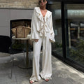 Sedona Ruffled Wide-Leg Pant Set [LLSIODIY]