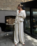 Sedona Ruffled Wide-Leg Pant Set [JGUVCMWL]