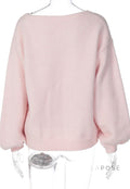 Selene Off Shoulder Knit Sweater [ZOSHHX0V]