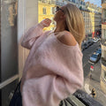 Selene Off Shoulder Knit Sweater [NDZLFVZH]