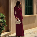 Sena Pleated Bodycon Midi Dress [KARX2JUN]