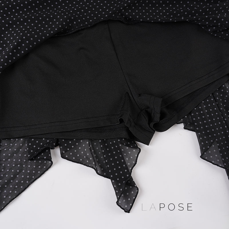Sephora Asymmetric Polka Skirt [I20WUROK]