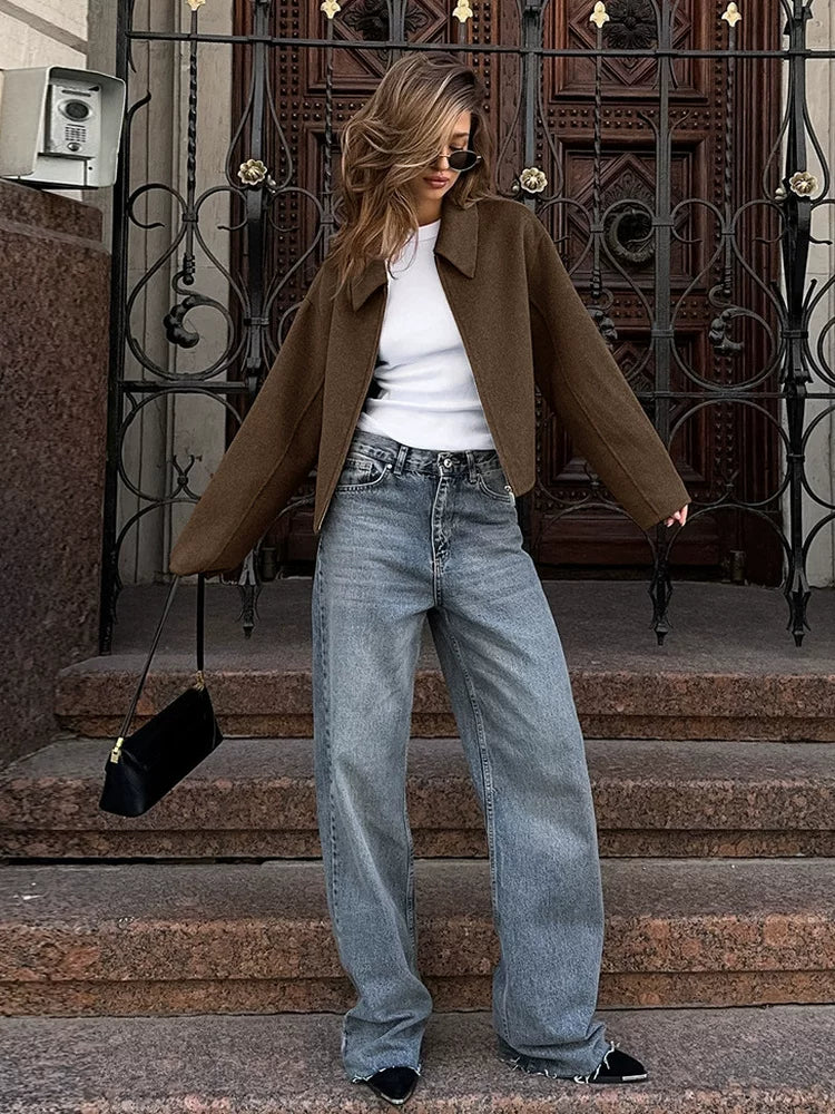 LaPose - Serena Notch Lapel Zip Jacket