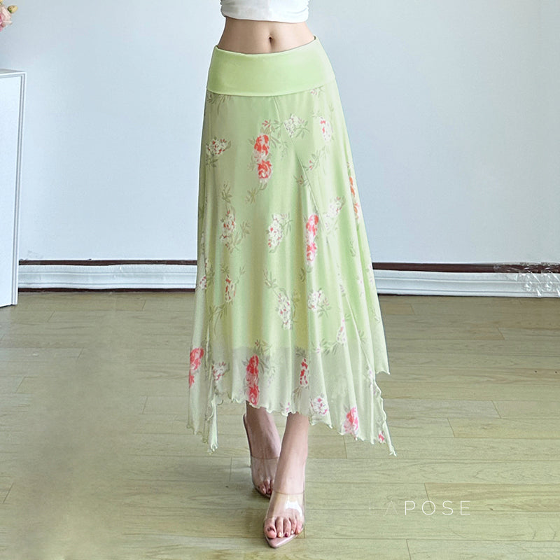 Seven Floral Maxi Skirt