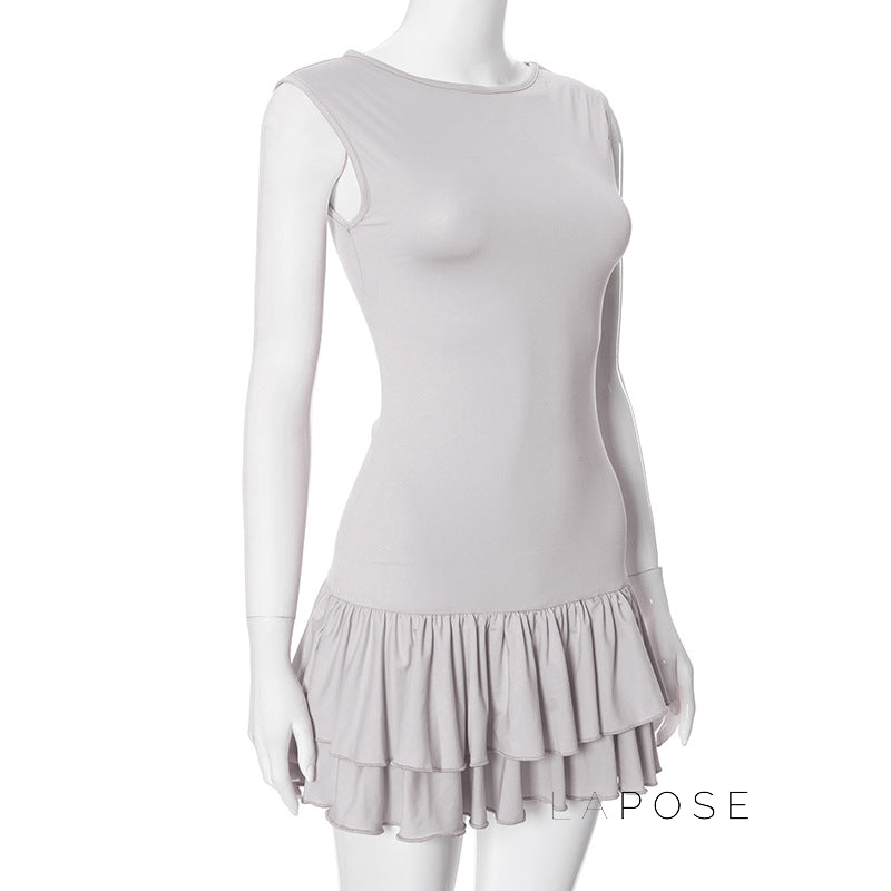 Shae Contrast Floral Mini Dress [PQVP28YD]