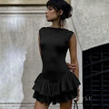 Shae Contrast Floral Mini Dress [JS5R6VRE]