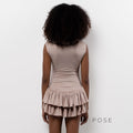 Shae Contrast Floral Mini Dress [23PN8TSS]