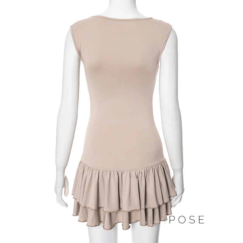 Shae Contrast Floral Mini Dress [HV3FN2TV]