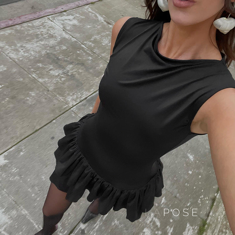 Shae Contrast Floral Mini Dress [NU487Q3G]