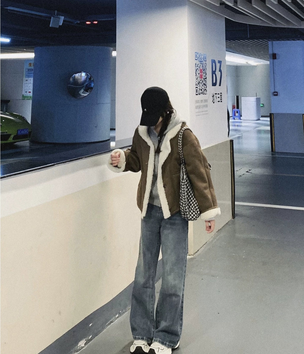 LaPose - Shai Faux Shearling Aviator Jacket