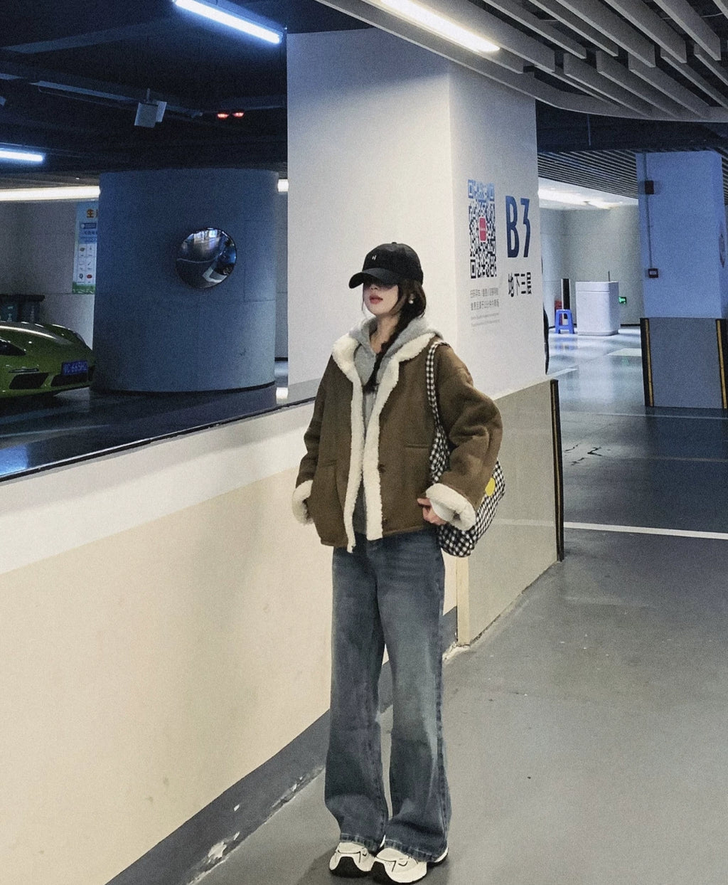 LaPose - Shai Faux Shearling Aviator Jacket