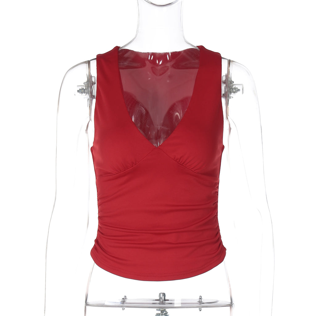Shaina Ruched Racerback Tank