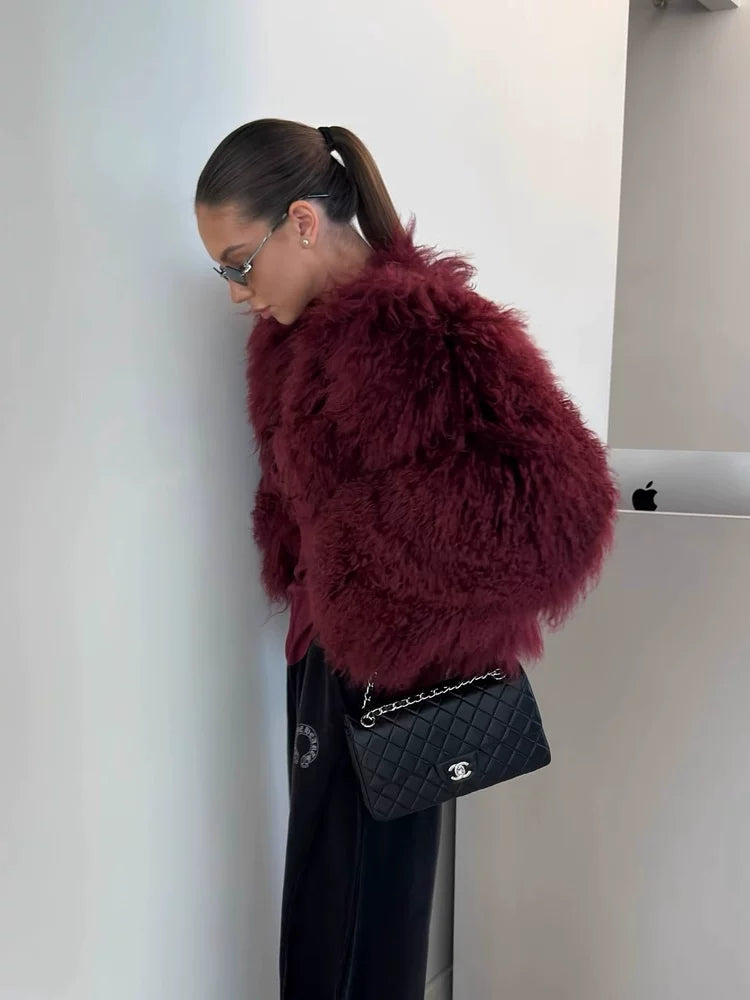 LaPose - Shaina Shaggy Faux Fur Jacket