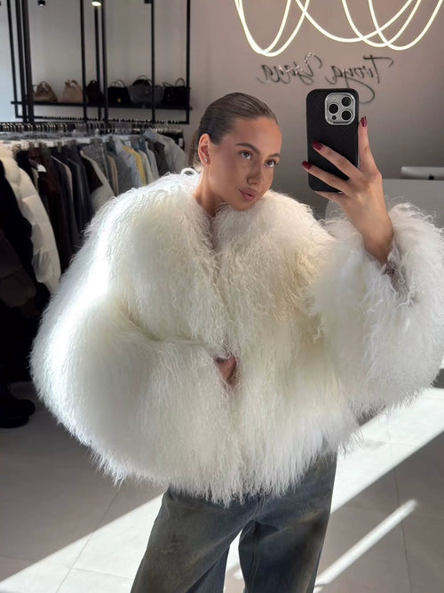LaPose - Shaina Shaggy Faux Fur Jacket