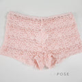 Shaindel Pink Lace Shorts [Z0S1YN4U]