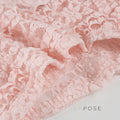 Shaindel Pink Lace Shorts [Q57KA453]