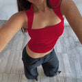 Sharlene Square Neck Crop Top [2XO39UK1]