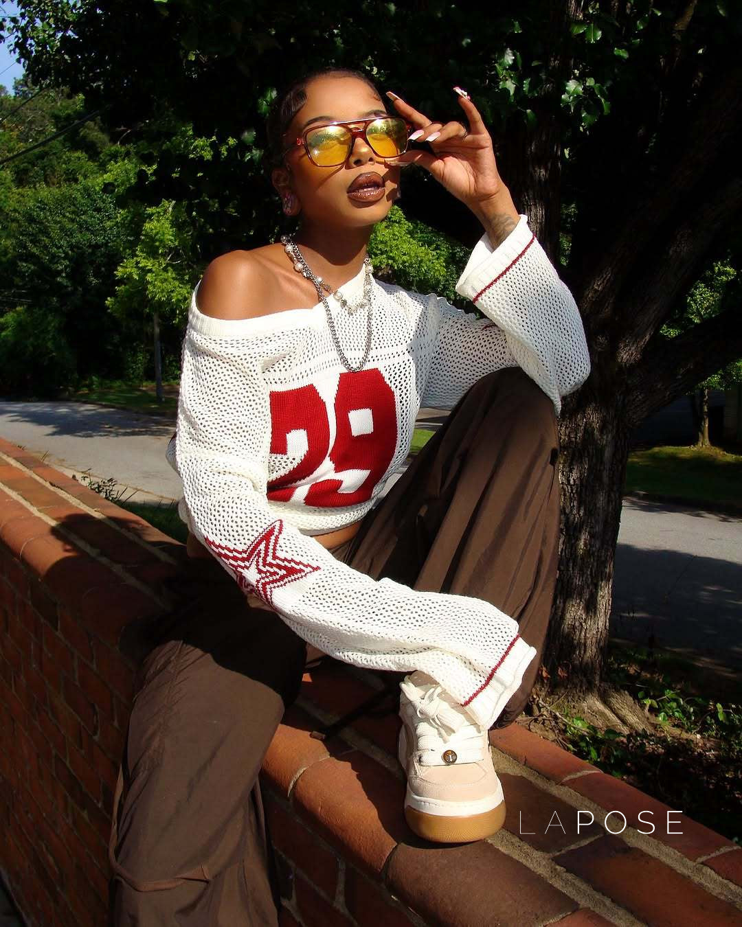 Shayleigh V-Neck Knit Sweater [IEPPU964]