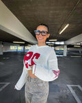 Shayleigh V-Neck Knit Sweater [KL5SSJMW]