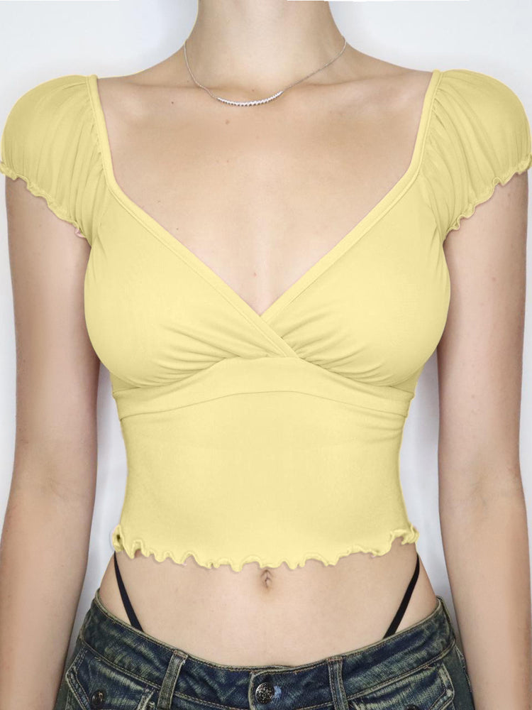 Shayne Dopamine Puff Sleeve Top